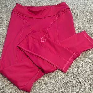 Reebok Women's x Cardi B High-Rise Leggings-Pink M